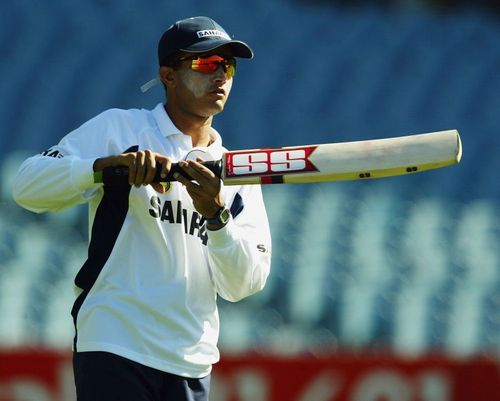 Former Indian captain and the current BCCI President Sourav Ganguly.