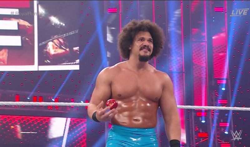 Carlito made his return to WWE during the men&#039;s Royal Rumble match