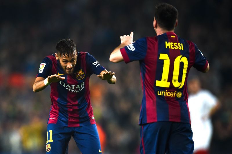 Neymar and Messi