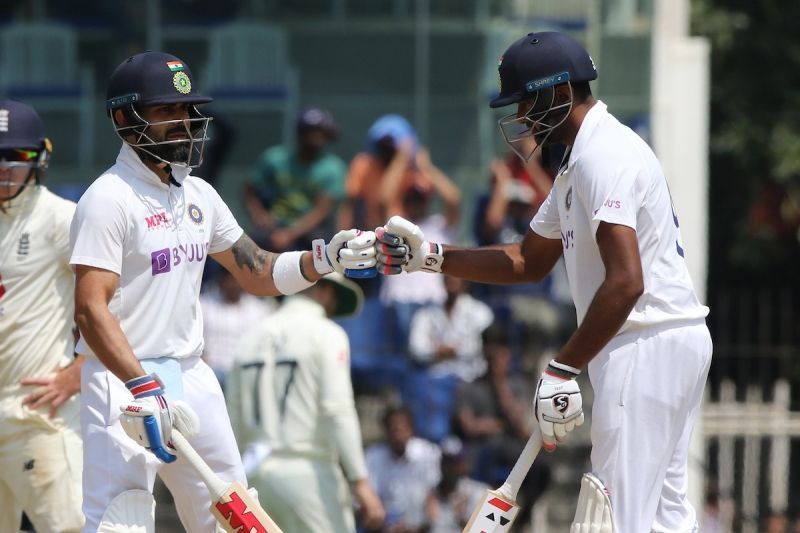 Virat Kohli and Ravichandan Ashwin. Pic: BCCI