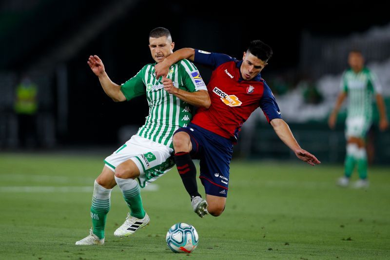 Guido Rodriguez in action for Real Betis
