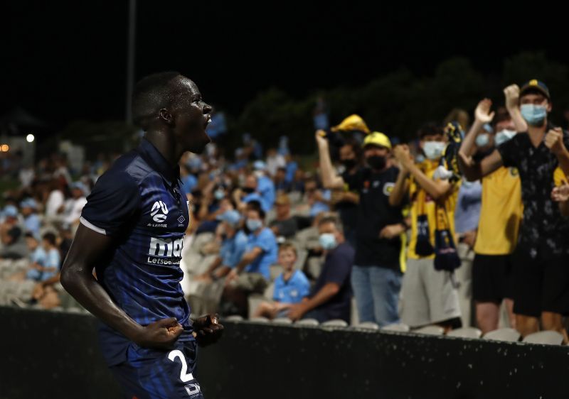 Alou Kuol is already a cult hero at Central Coast Mariners.