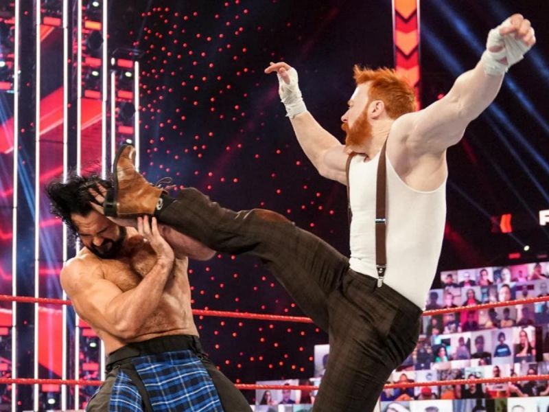 Sheamus and Drew McIntyre on WWE RAW