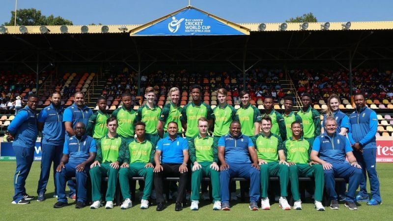 South Africa Team Photo, U-19 2020 Cricket World Cup (Photo: ICC) How many of these U-19 players will leave South Africa to seek opportunities abroad in the future?