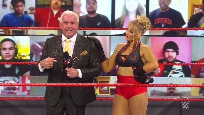 Ric Flair and Lacey Evans