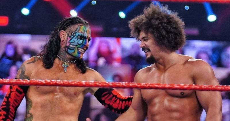 Jeff Hardy and Carlito on RAW