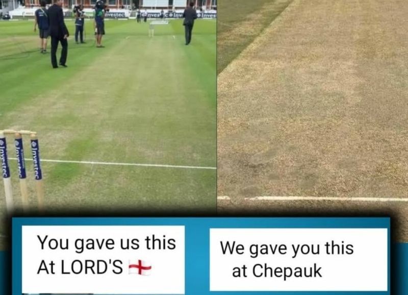 The Chennai pitch has split opinion