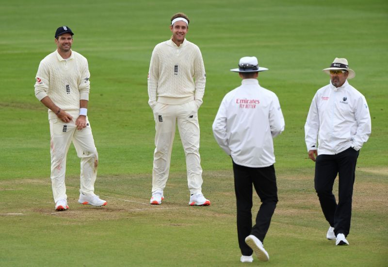 James Anderson and Stuart Broad have taken two wickets each at Chepauk