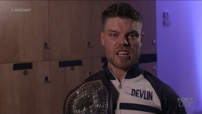 Jordan Devlin had a message to send tonight.