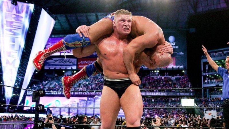 Lesnar and Angle have a long history