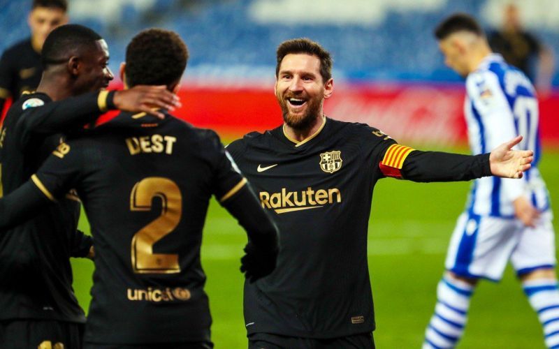 Barcelona thrashed Real Sociedad 6-1 in La Liga on Sunday