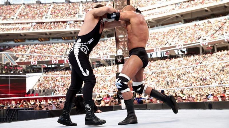 WCW icon Sting made his WWE in-ring debut against Triple H at WrestleMania 31