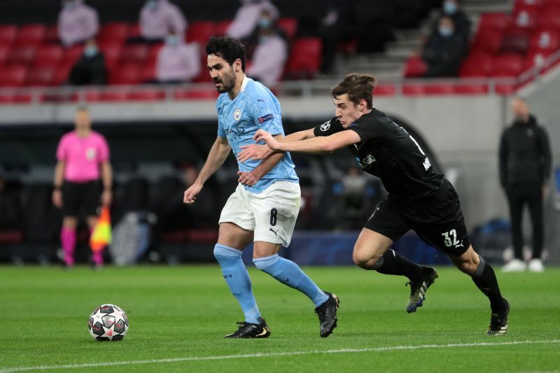 Manchester City defeated Borussia Moenchengladbach in the UEFA Champions League on Tuesday