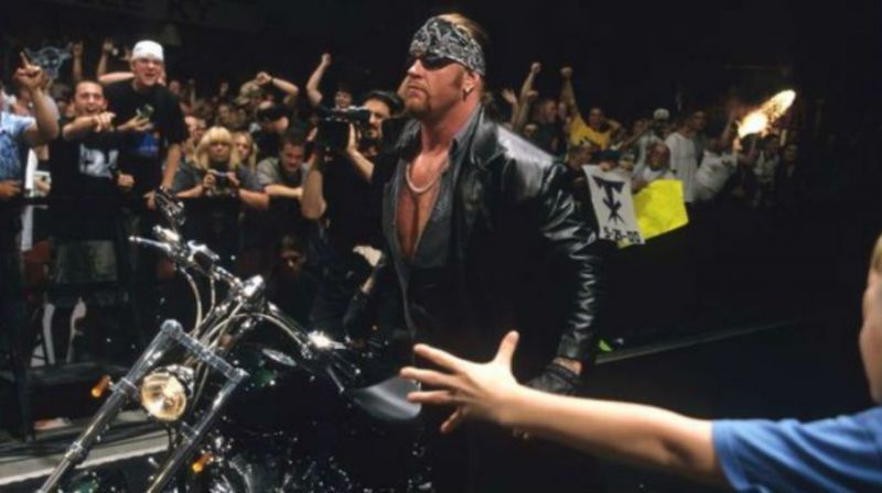 The Undertaker's theme drastically changed when he became The American Bada** in 2000