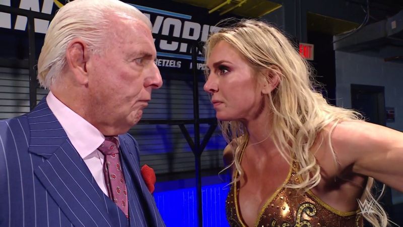 Charlotte &amp; Ric Flair on WWE RAW