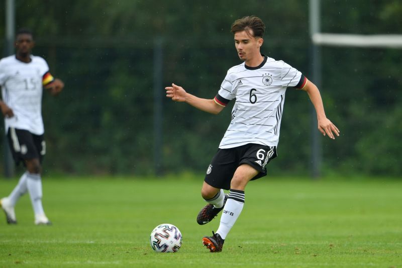 Vasco Walz in U-17 action for Germany