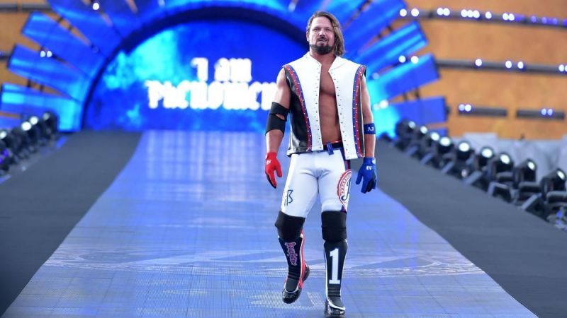 AJ Styles at WrestleMania 33