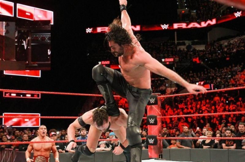 Seth Rollins re-debuting The Stomp.