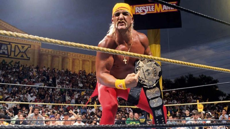 Hulk Hogan main evented 7 of the first 8 WWE WrestleMania events