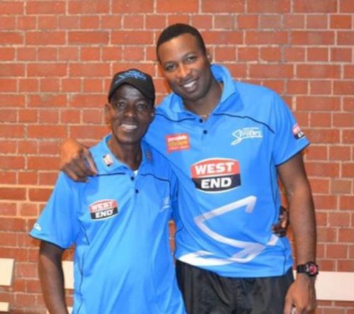 Kieron Pollard with his late father. Pic: Kieron Pollard/ Instagram