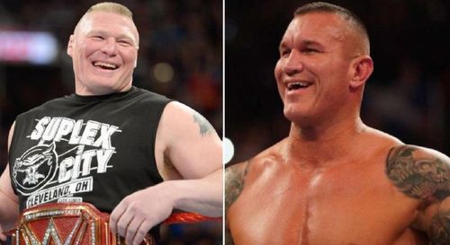 Brock Lesnar and Randy Orton