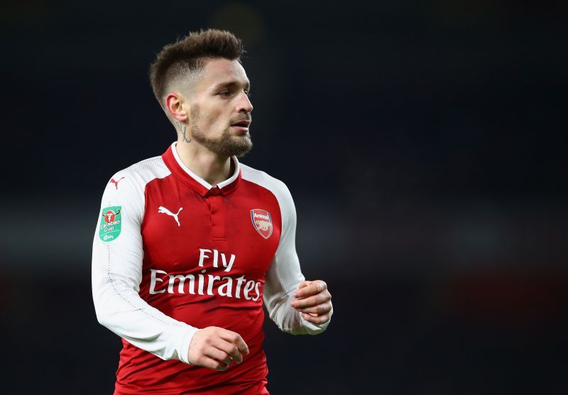 Mathieu Debuchy failed to make a mark at Arsenal.