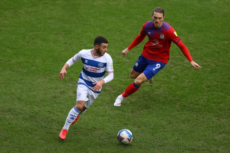 Ilias Chair will be in action for QPR against Huddersfield Town