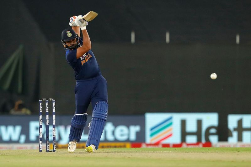 Rohit Sharma recorded his 22nd T20I fifty in the fifth game. (PC: BCCI/Twitter)