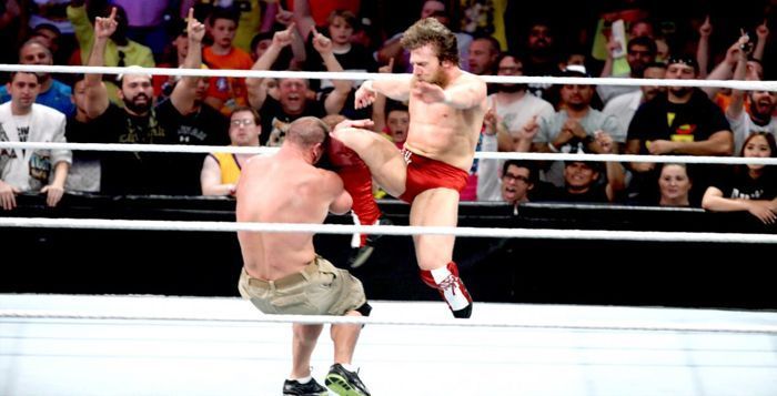 Daniel Bryan's Championship-winning move.