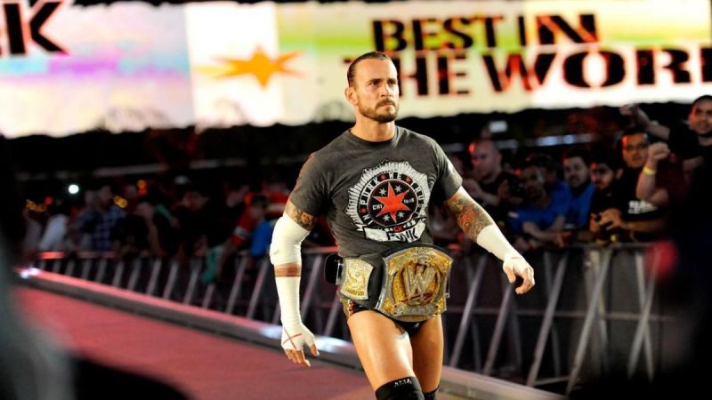 CM Punk at WrestleMania 28