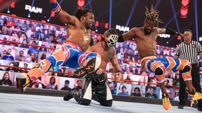 Xavier Woods and Kofi Kingston in WWE