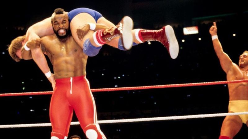 Mr. T. and Hulk Hogan partnered up in the first ever WrestleMania main event in 1985