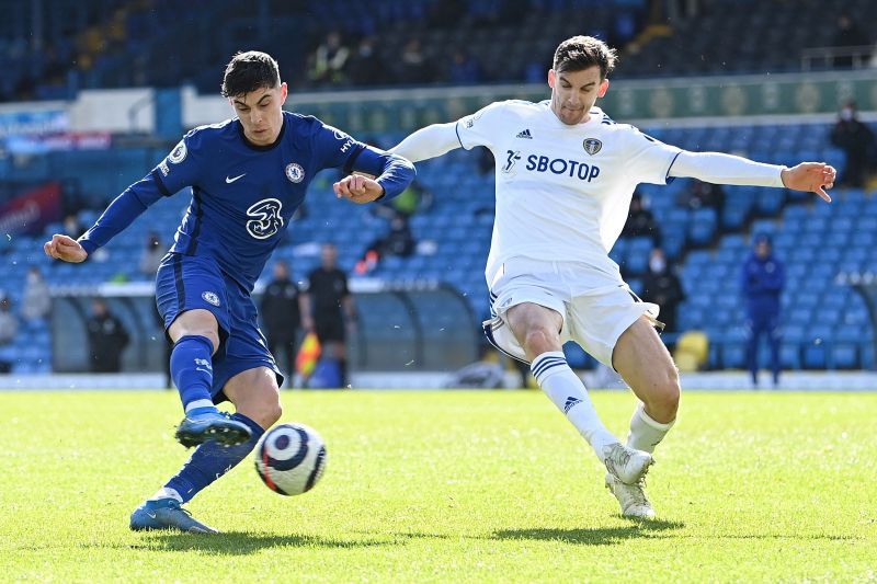 Kai Havertz (left) had a good game for Chelsea.