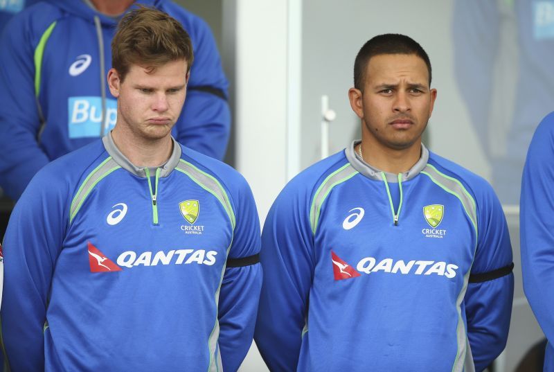 Steve Smith (left) and Usman Khawaja (right)