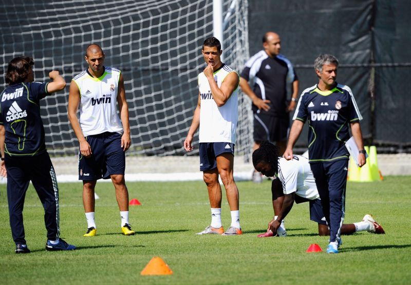 Real Madrid Pre-Season Training Session and Press Conference