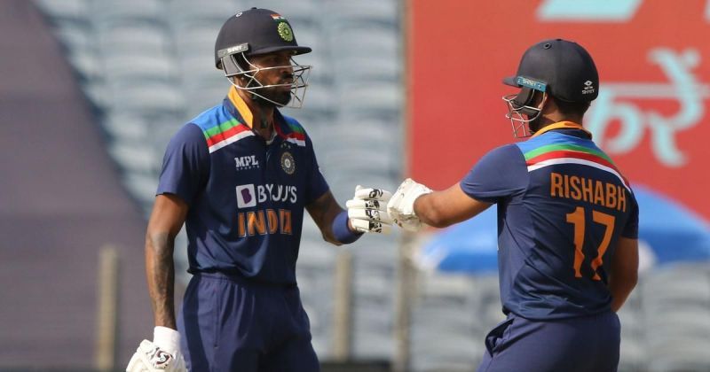Hardik Pandya and Rishabh Pant stitched together a 99-run partnership for the 5th wicket