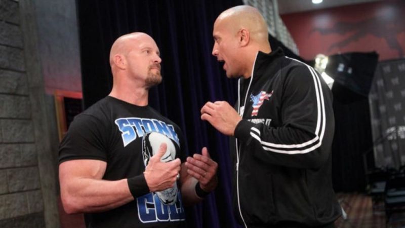 Steve Austin and The Rock.