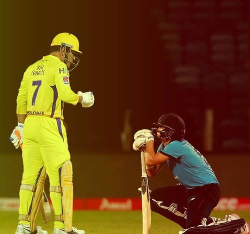 Sam Curran nearly followed MS Dhoni's chasing template to the tee (Credits: Chennai Super Kings)