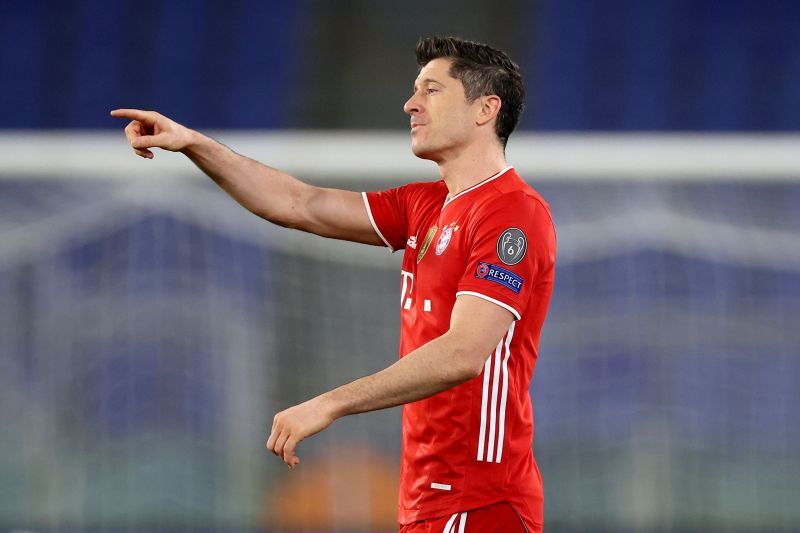 Robert Lewandowski scored a hat-trick for Bayern Munich against Dortmund.