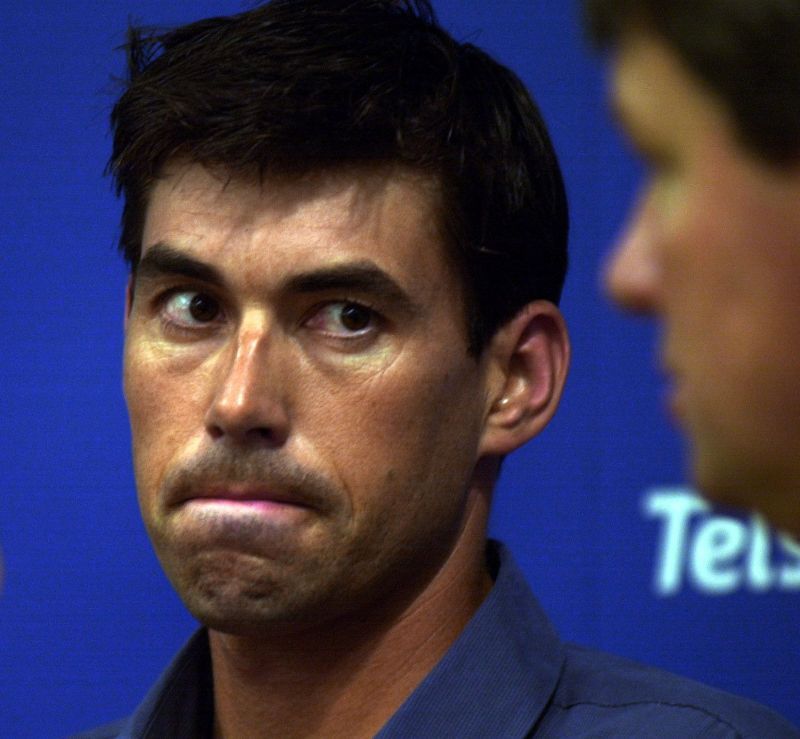 New Zealand cricket captain Stephen Fleming after his team was forced to return from Pakistan
