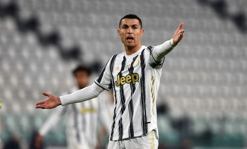 Cristiano Ronaldo in Juventus colours