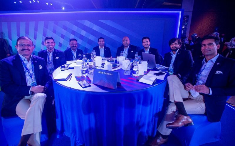 DC&#039;s interim CEO Vinod Bisht at the IPL 2021 auction