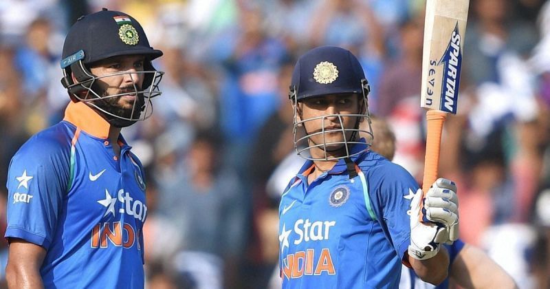 MS Dhoni and Yuvraj Singh turned back the clock in 2017