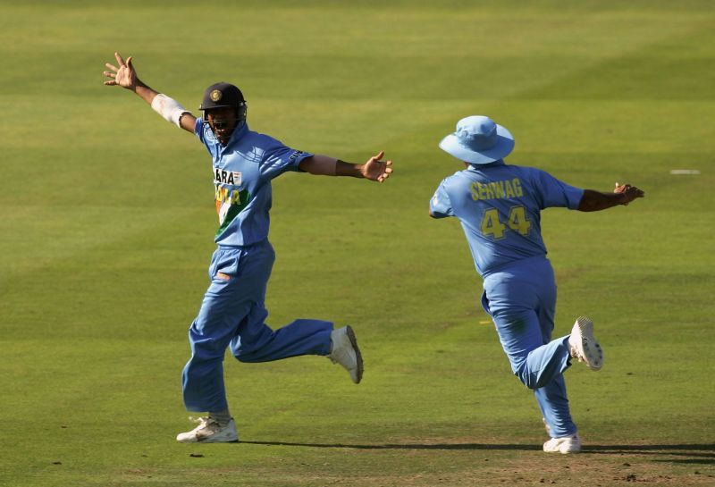 Mohammad Kaif on fire against England in the Natwest challenge