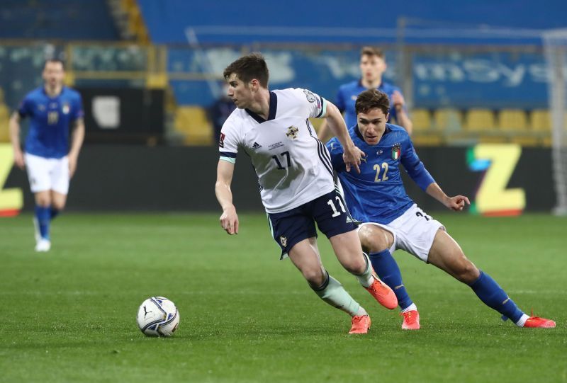 Paddy McNair spurned a great chance to score late on.