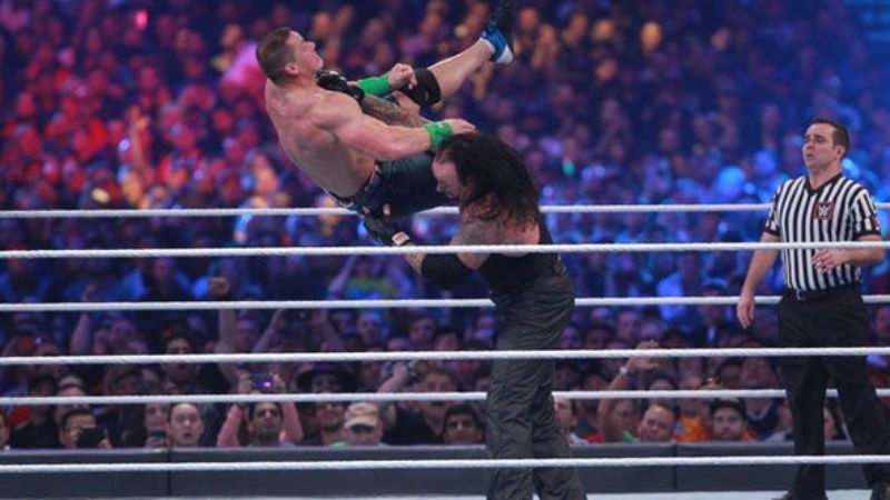 अंडरटेकर vs जॉन सीना Wrestlemania 34