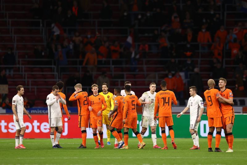 Netherlandsdefeated Latvia 2-0