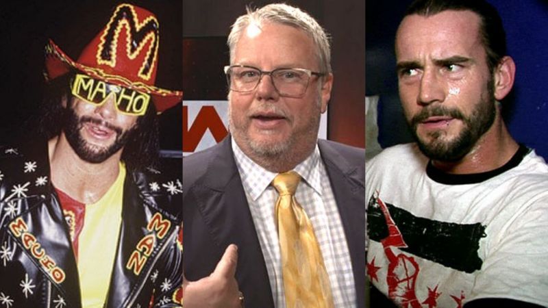 Randy Savage, Bruce Prichard, and CM Punk.