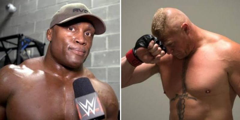 Former WWE Champions Bobby Lashley and Brock Lesnar