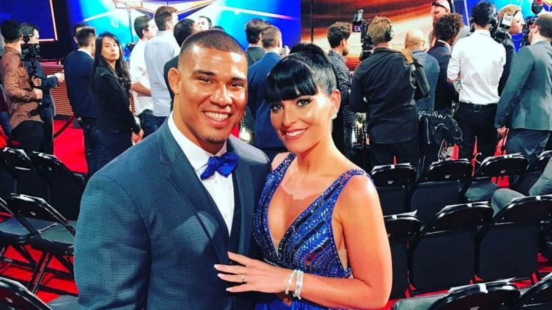 Jason Jordan and his wife.